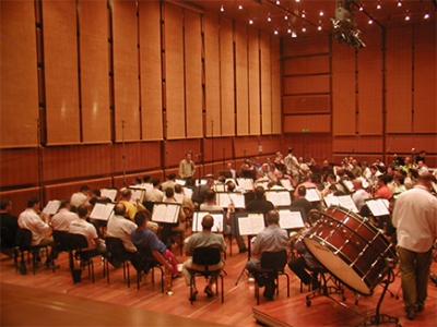 Recording for the Carabinieri corps