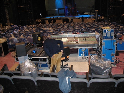 Allestimento audio - Teatro della Luna di Milano